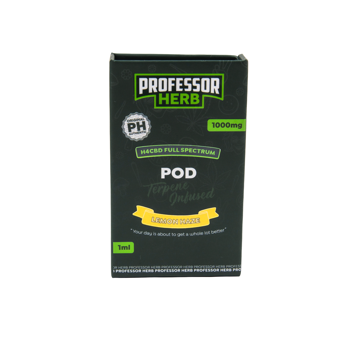 Professor Herb 1000mg Full Spectrum H4CBD 1ml náhradní cartridge – Lemon Haze - Obrázek 6