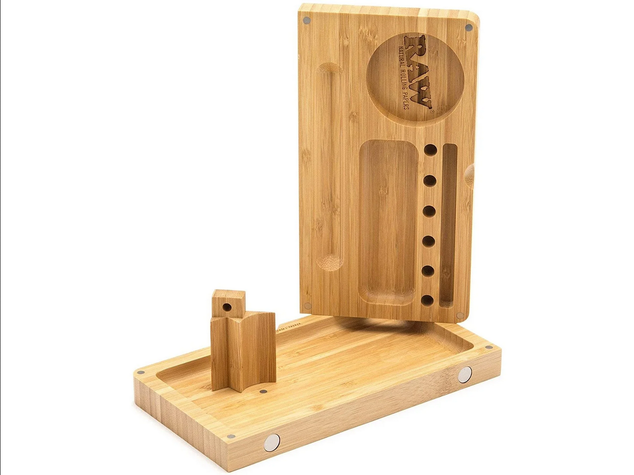 RAW Wooden Backflip Rolling Tray - Obrázek 2