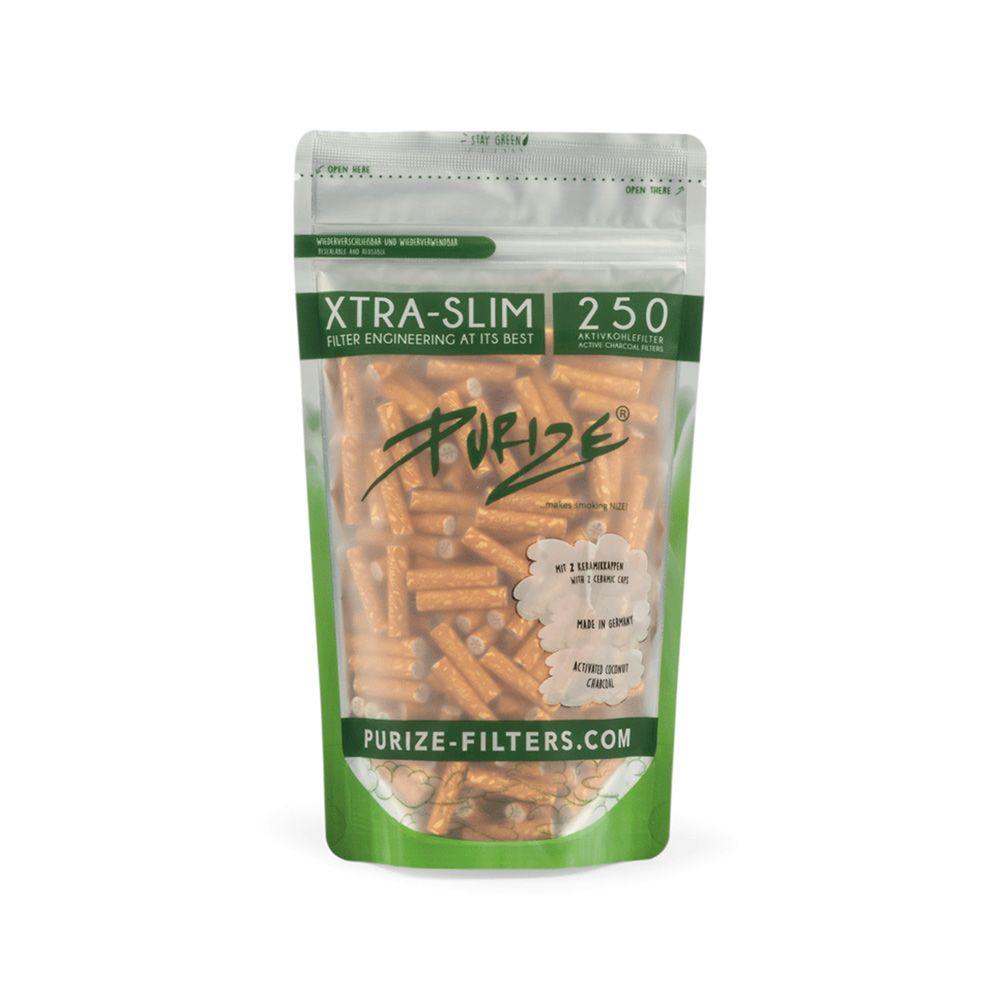 PURIZE® Aktivovaný uhlík Xtra Slim Filtry Sáček (250 ks) - Obrázek 7