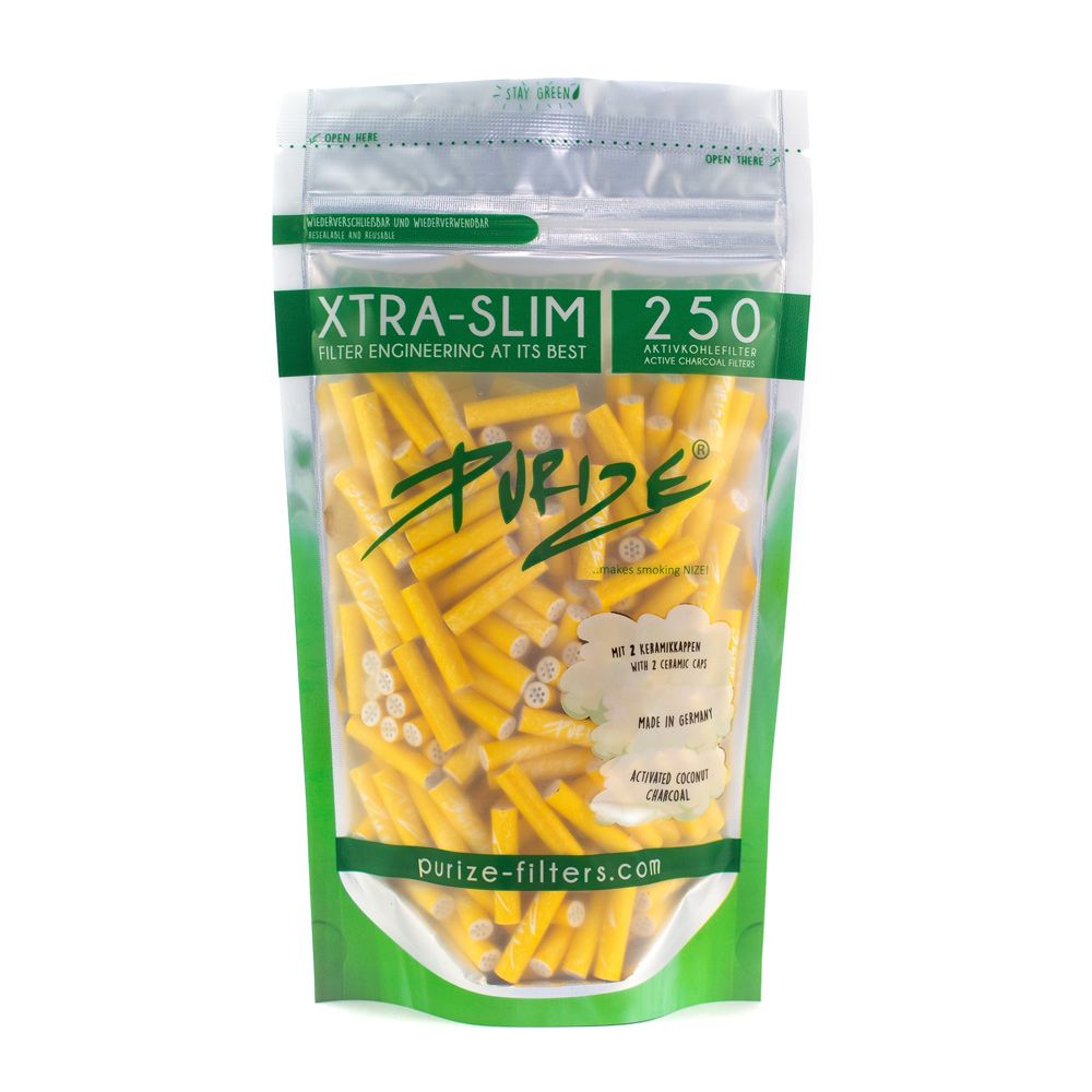 PURIZE® Aktivovaný uhlík Xtra Slim Filtry Sáček (250 ks) - Obrázek 9