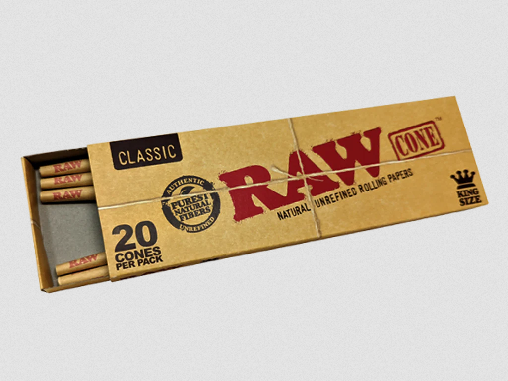 RAW Classic King Size Předem Rolled Cones – 20 Pack