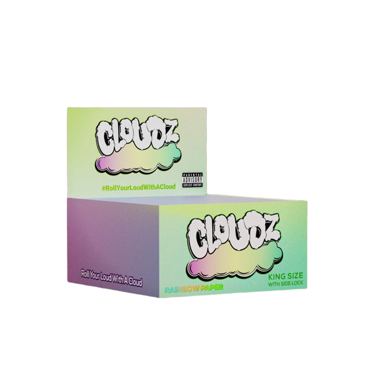 Cloudz King Size Rolling Papers s bočním zámkem - Obrázek 6