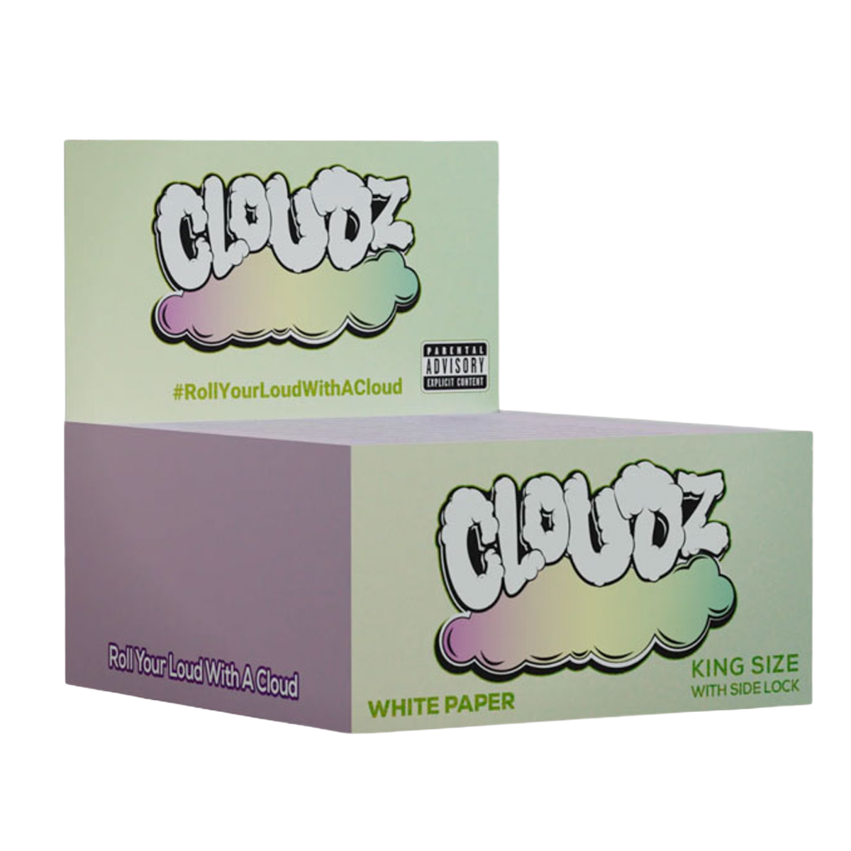 Cloudz King Size Rolling Papers s bočním zámkem - Obrázek 5