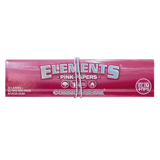 Elements Connoisseur Pink skládací papíry a filtry