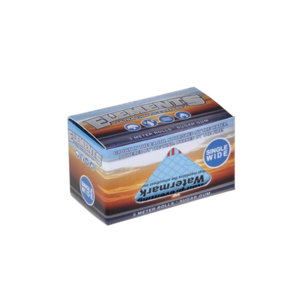 Elements Single Wide 5m Ultra Thin Rice Rolling Paper
