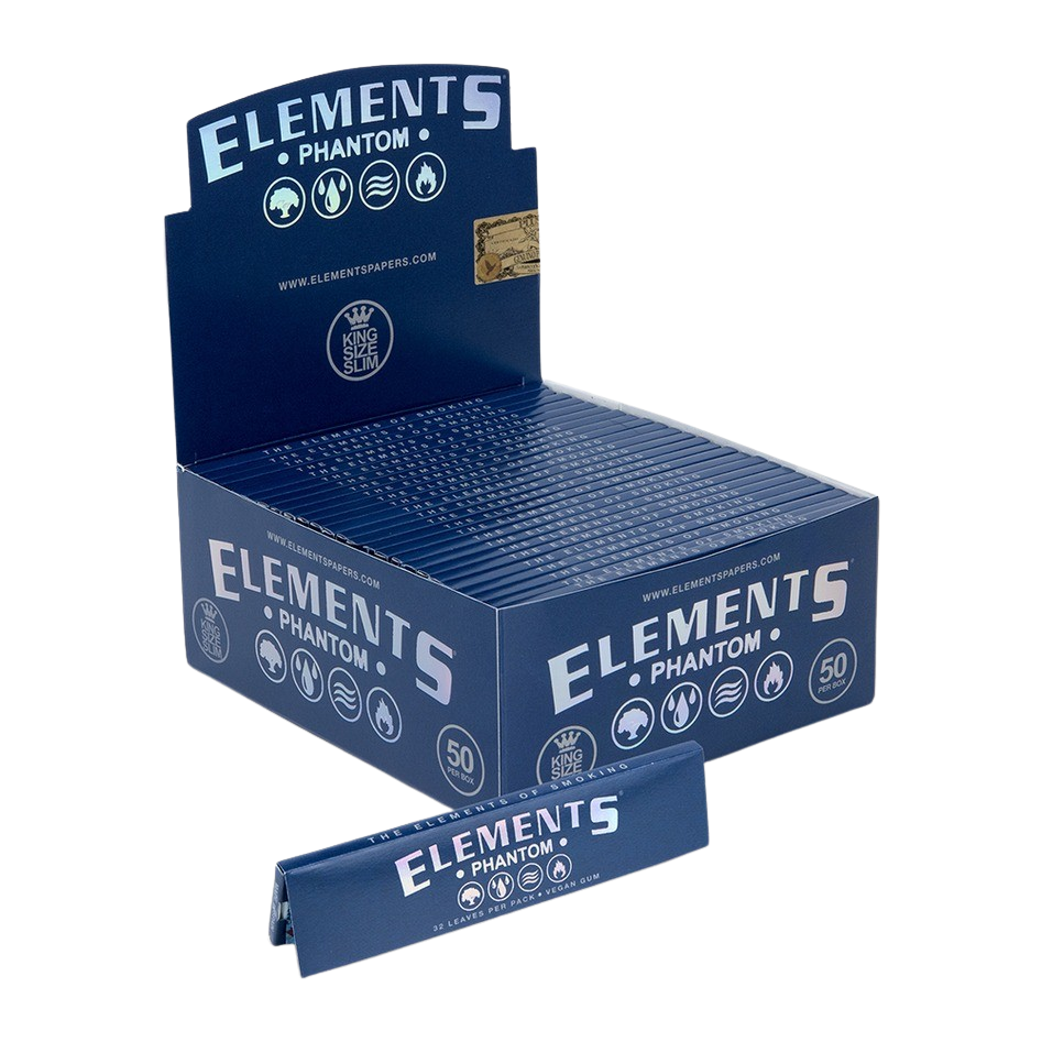 Dýmové papírky Elements King Size Slim Phantom - Obrázek 2
