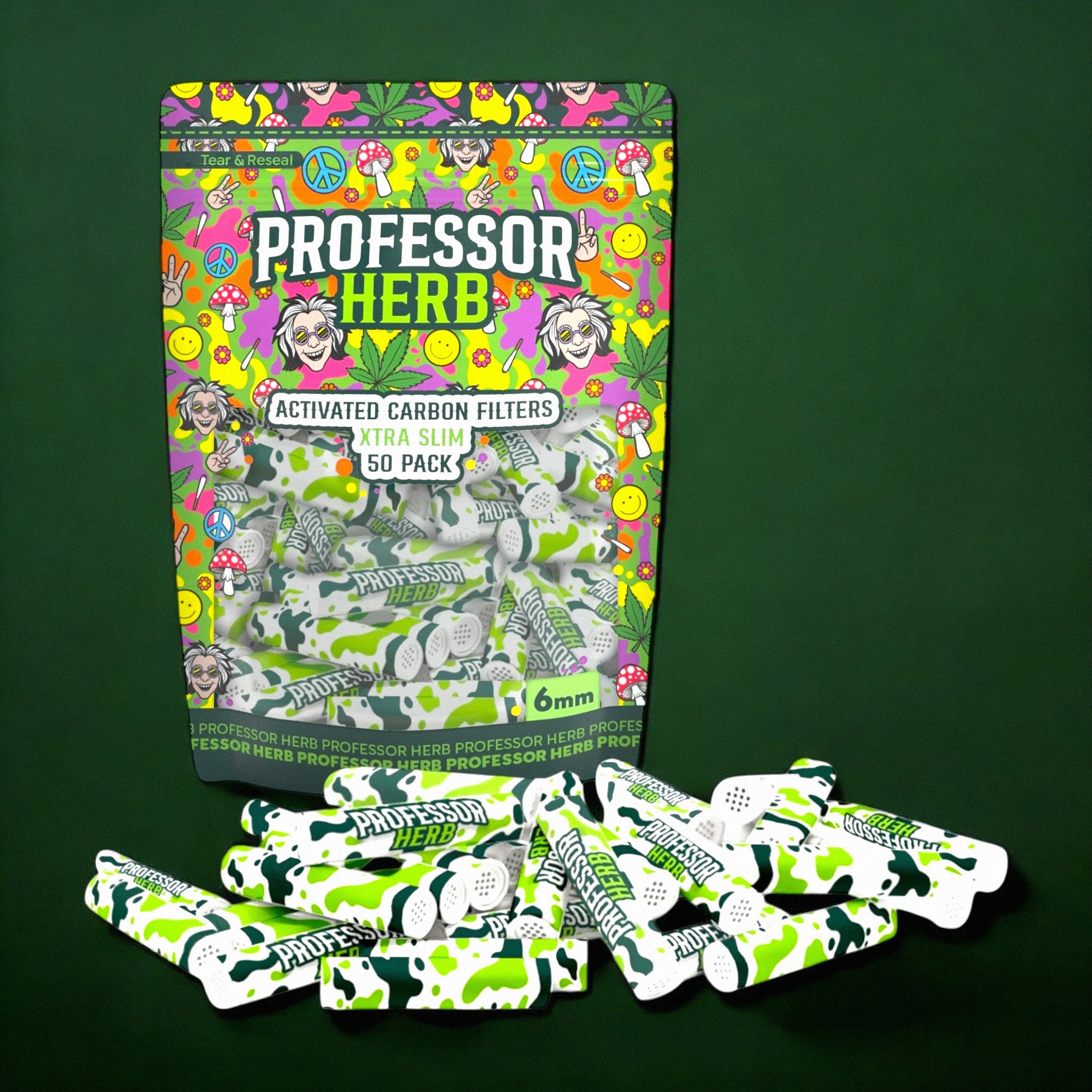 Profesor Herb Aktivní uhlíkové filtry – Xtra Slim (50) - Obrázek 6
