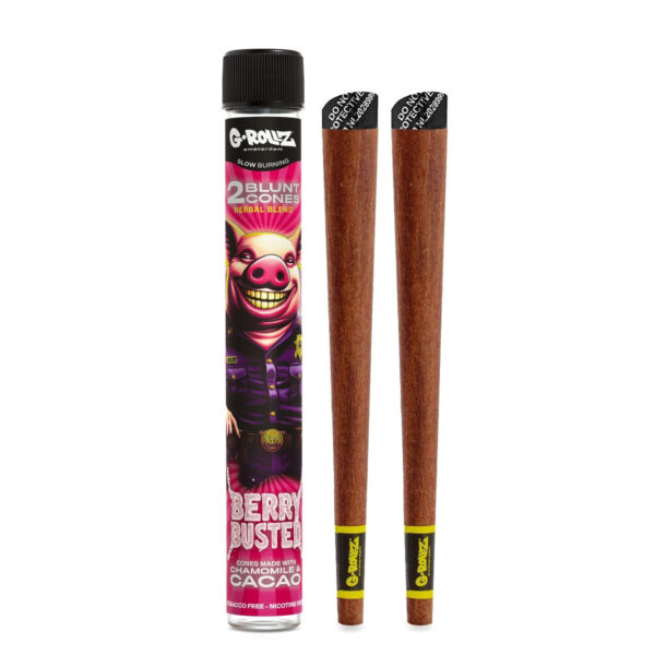 G-Rollz ‘Bylinná směs’ 2 Blunt Cones Terpene Infused s Yerba Mate, Heřmánkem a Kakaem