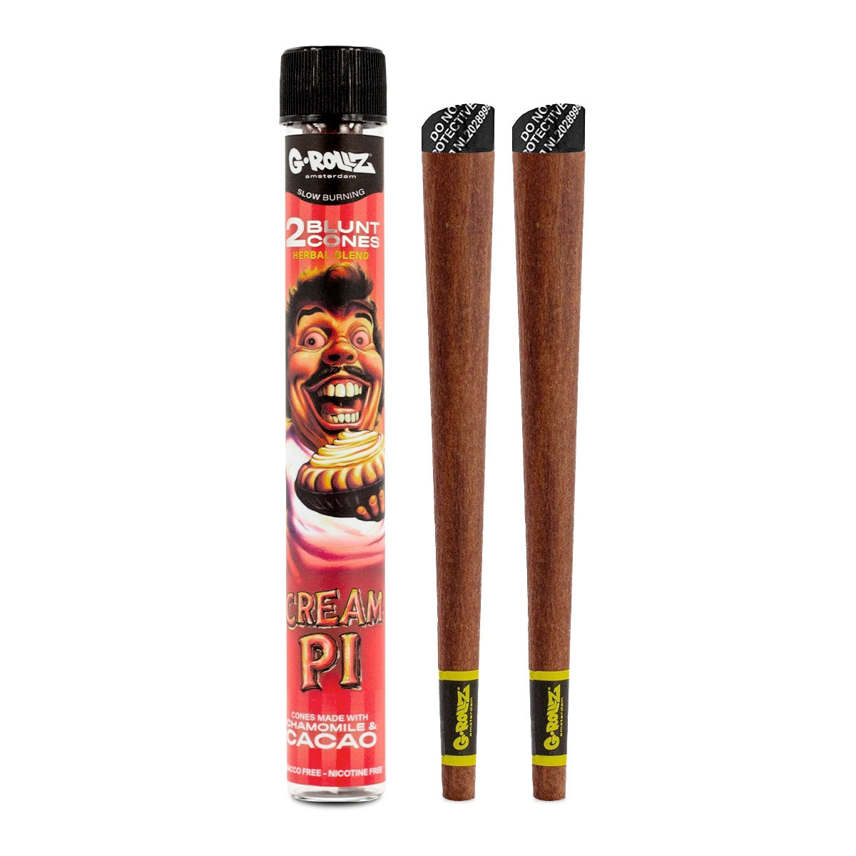 G-Rollz ‘Bylinná směs’ 2 Blunt Cones Terpene Infused s Yerba Mate, Heřmánkem a Kakaem - Obrázek 3