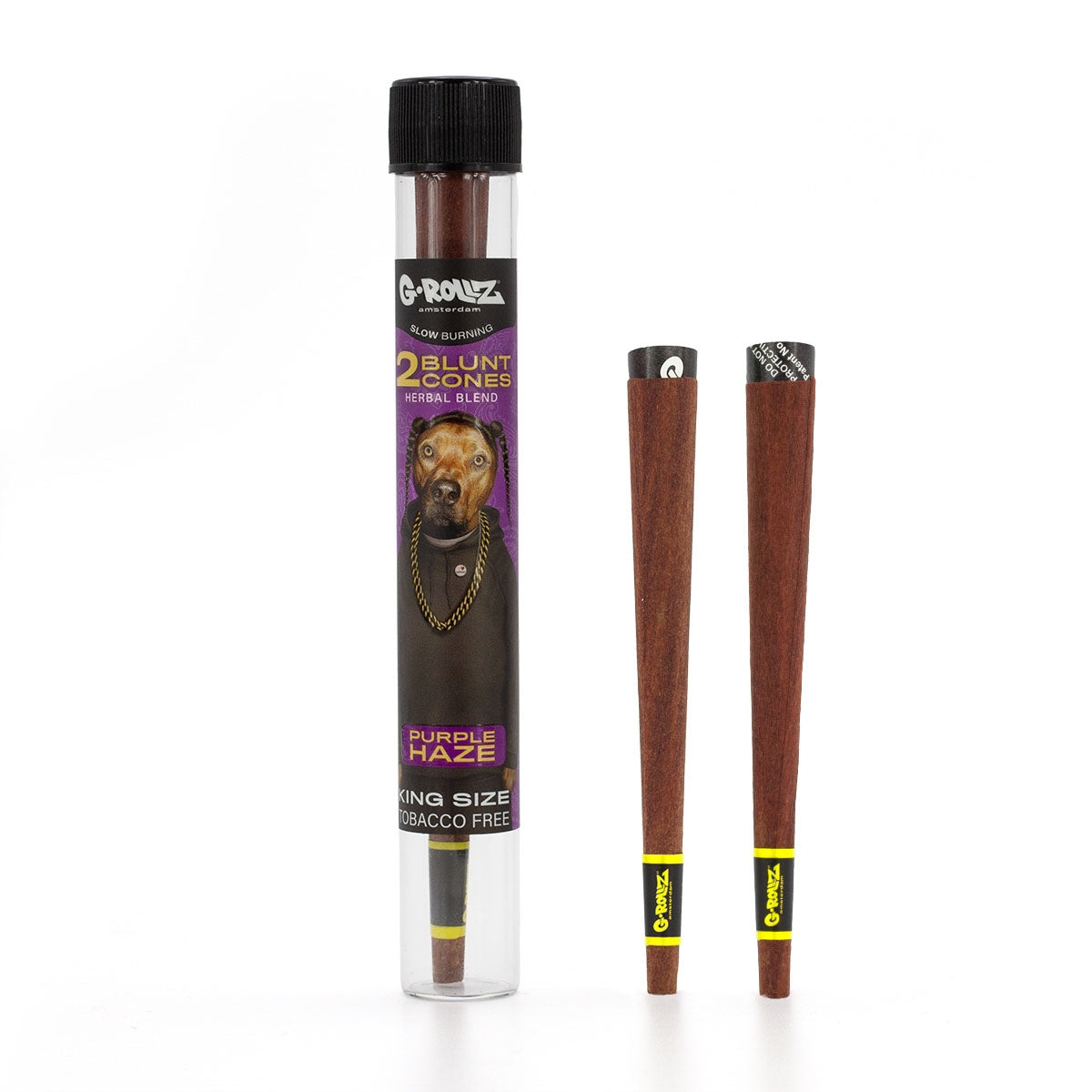 G-Rollz ‘Bylinná směs’ 2 Blunt Cones Terpene Infused s Yerba Mate, Heřmánkem a Kakaem - Obrázek 4