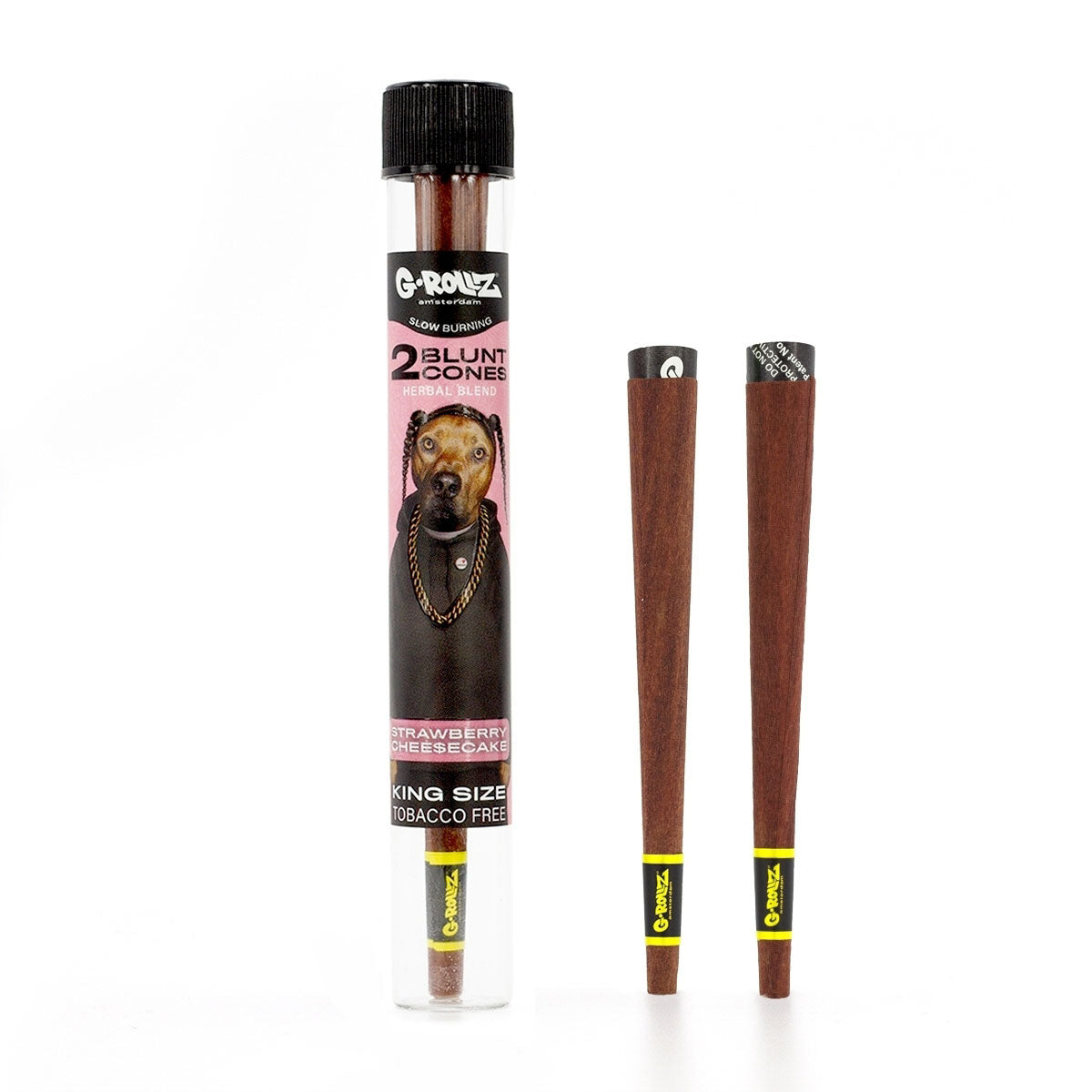 G-Rollz ‘Bylinná směs’ 2 Blunt Cones Terpene Infused s Yerba Mate, Heřmánkem a Kakaem - Obrázek 5