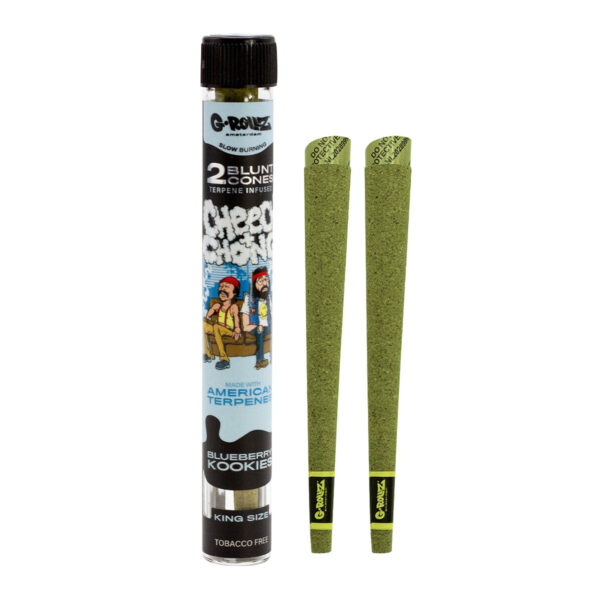 G-Rollz Cheech & Chong Terpene Infused Hemp Blunts – Blueberry Kookies
