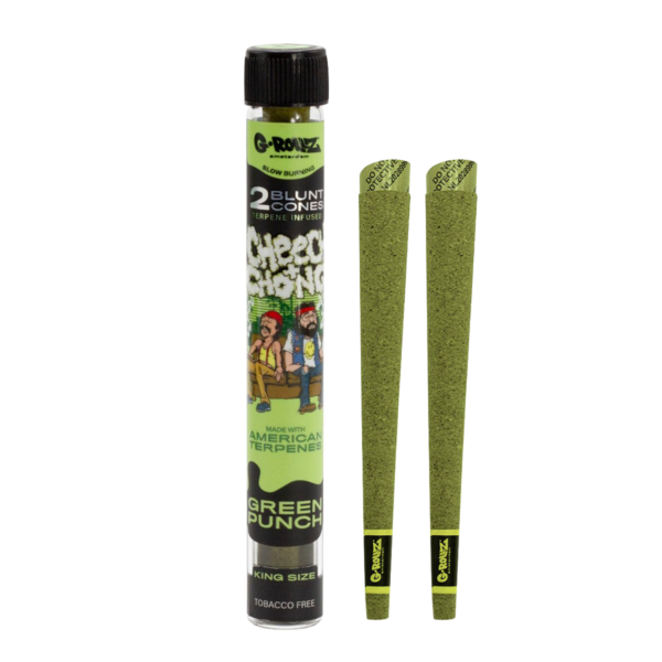 G-Rollz Cheech & Chong Terpene Infused Hemp Blunts – Green Punch