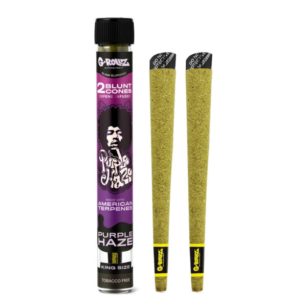 G-Rollz Terpene Infused Blunt Cones – Purple Haze