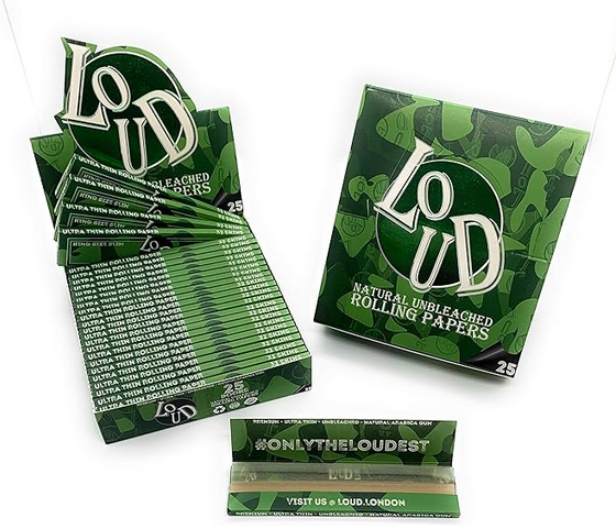 Loud Ldn XLoud Roličkové papírky: Přírodní nebělené – King Size - Obrázek 2