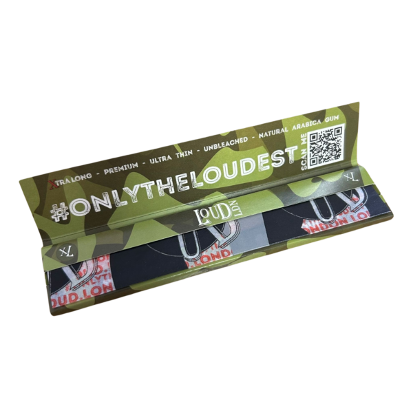 Loud Ldn XLoud Rolling Papers: Natural Unbleached – Xtra Long