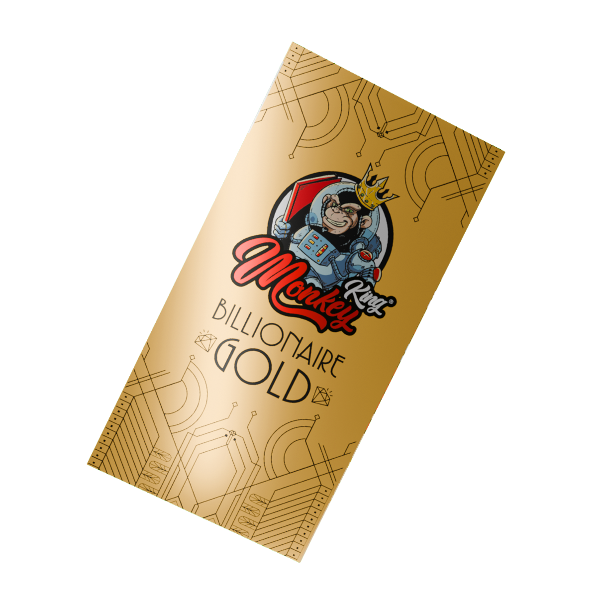 Monkey King cigaretové papírky a filtry: Billionaire Gold – King Size (24 balení) - Obrázek 2
