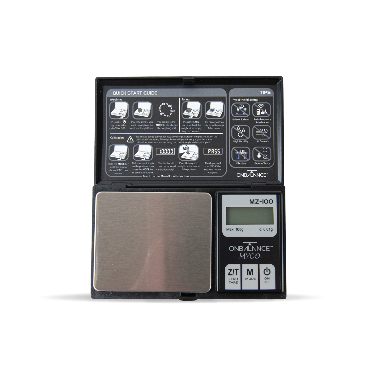 Myco MZ-100 Digitální váhy (100g x 0,01g) - Obrázek 3