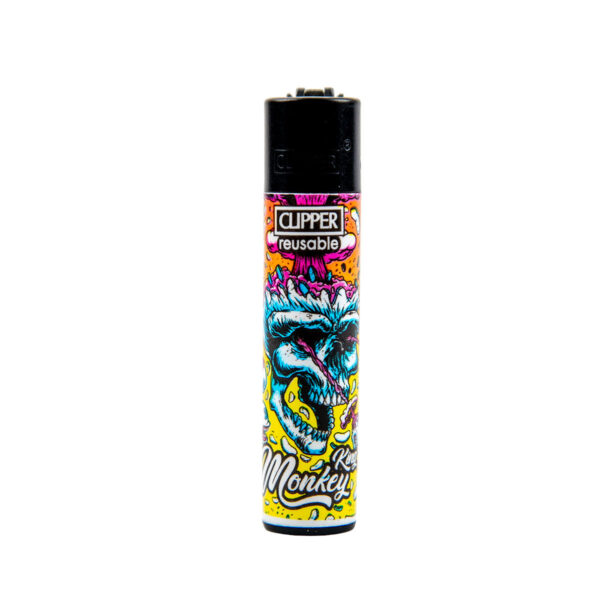Zapalovač Monkey King Clipper: Lebka