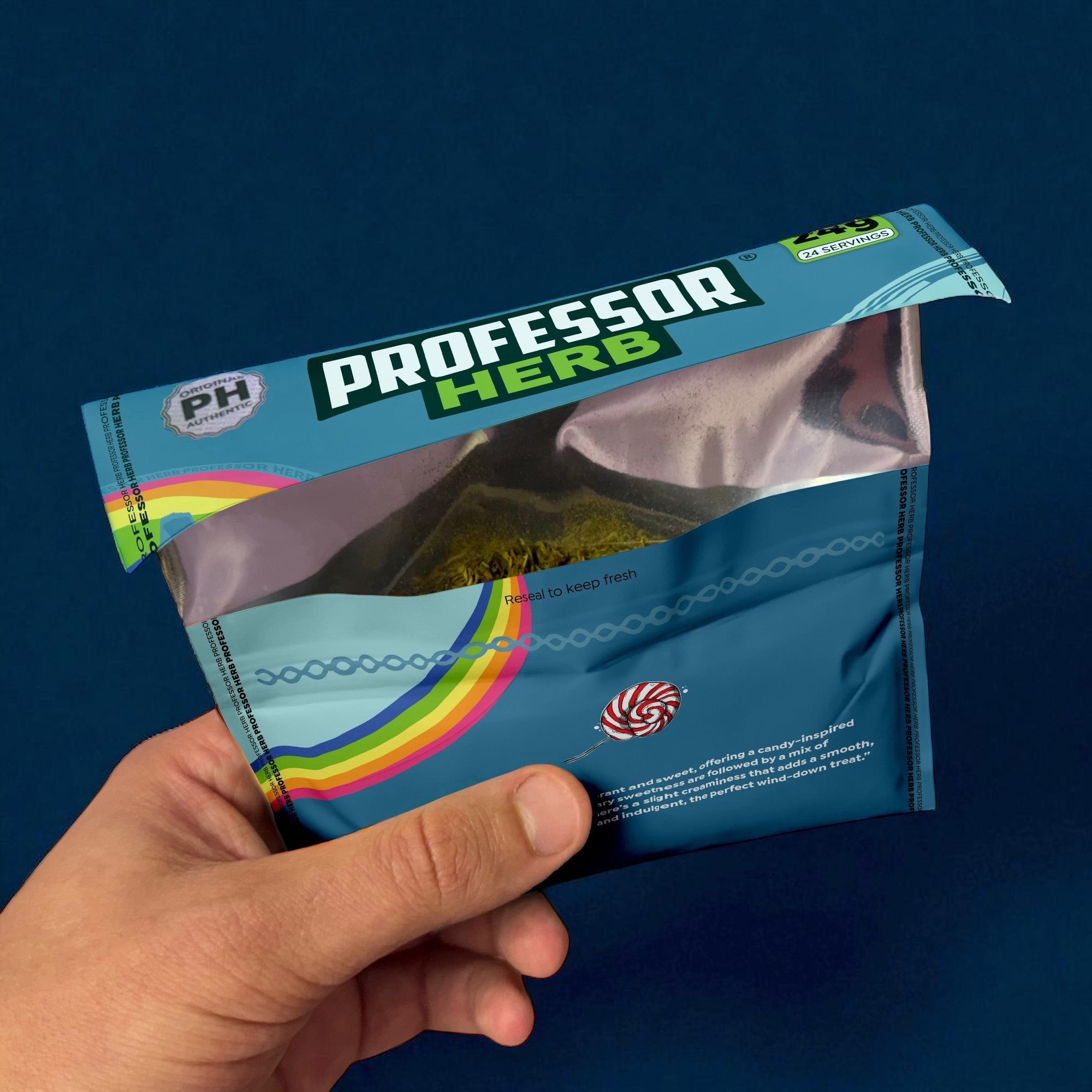 Professor Herb Premium Hemp Blend (krabička 10) – Rainbow Candy - Obrázek 2