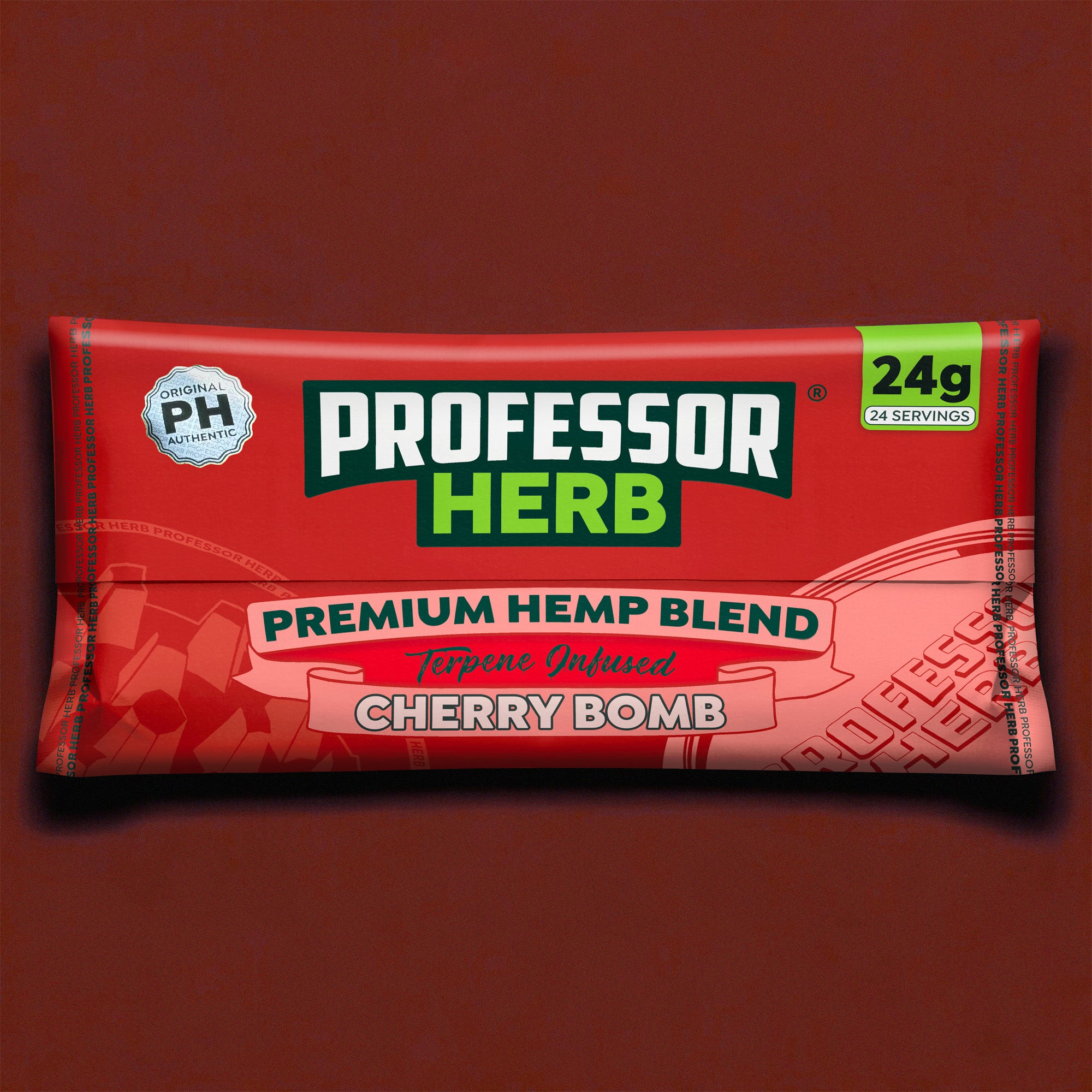 Professor Herb Premium Hemp Blend (24g) – Cherry Bomb