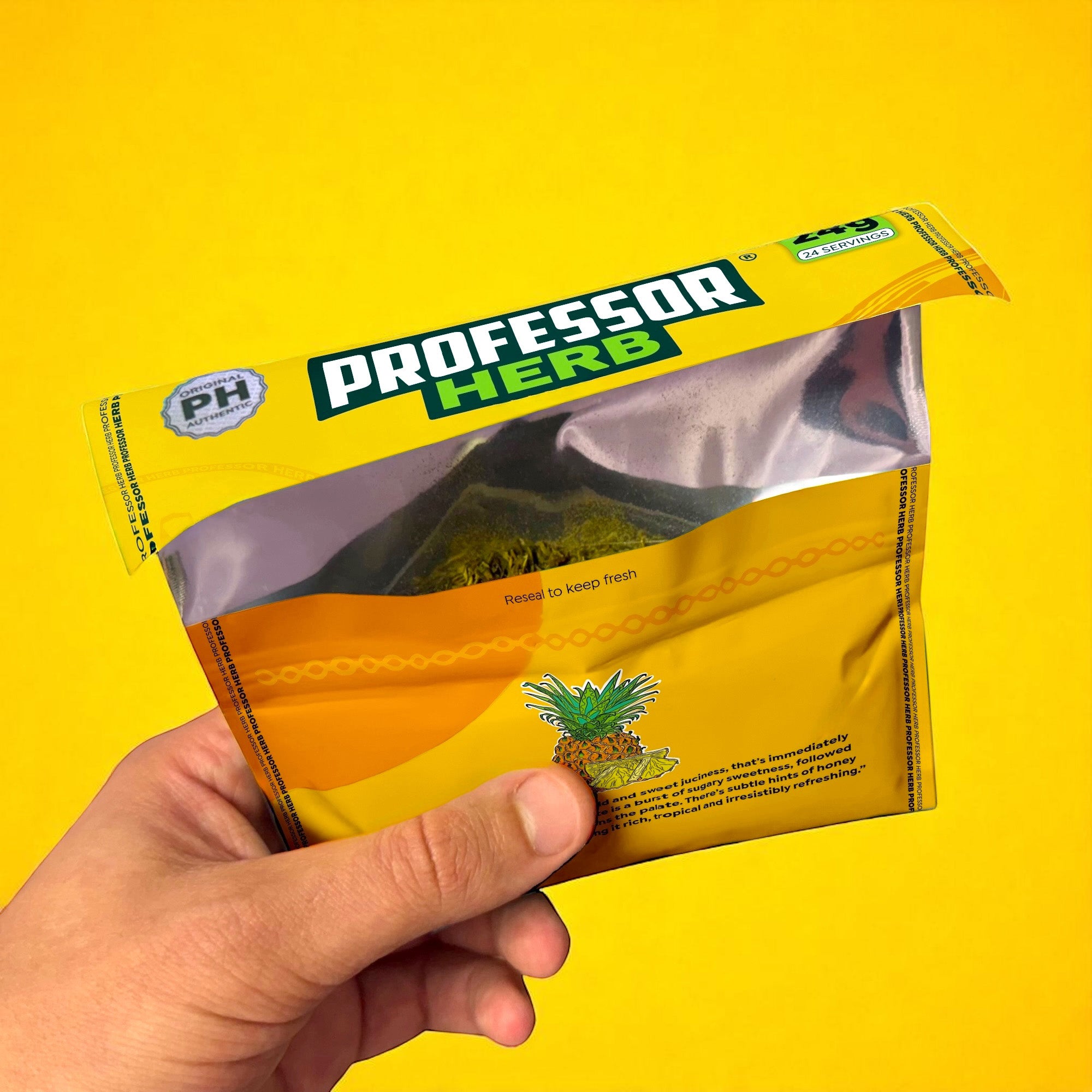 Professor Herb Premium Hemp Blend (24 g) – Ananas - Obrázek 4