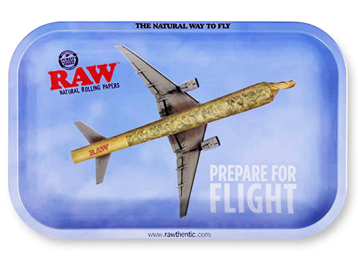 RAW ‘Prepare For Flight’ Rolovací podnos (Malý 11″ x 7″)