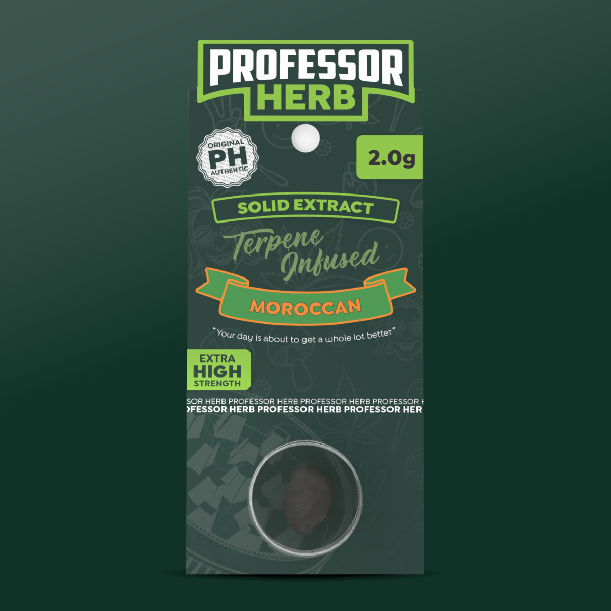 Profesor Herb Konopný pevný extrakt (2g) – Marocký hašiš (22%)