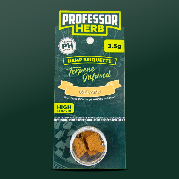 Profesor Herb Hemp Briket Hašiš (3.5g) – Gelato