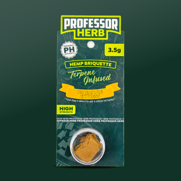 Professor Herb Hemp Briquette Hash (3.5g) – Pineapple Express