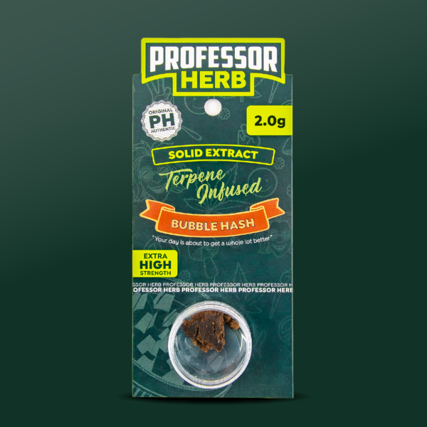 Profesor Herb Konopný pevný extrakt (2g) – Bubble Hash (19 %)