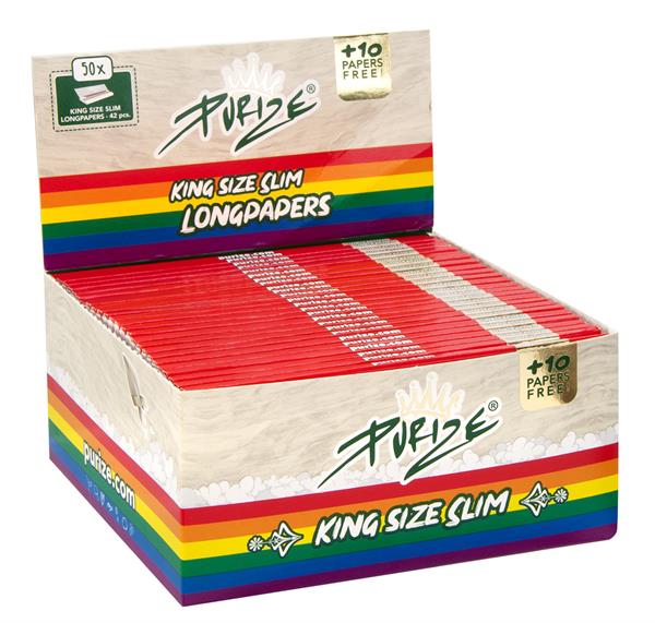 PURIZE® King Size Slim Longpapers – Rainbow - Obrázek 2