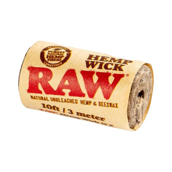 RAW Hemp Wick: 3m role