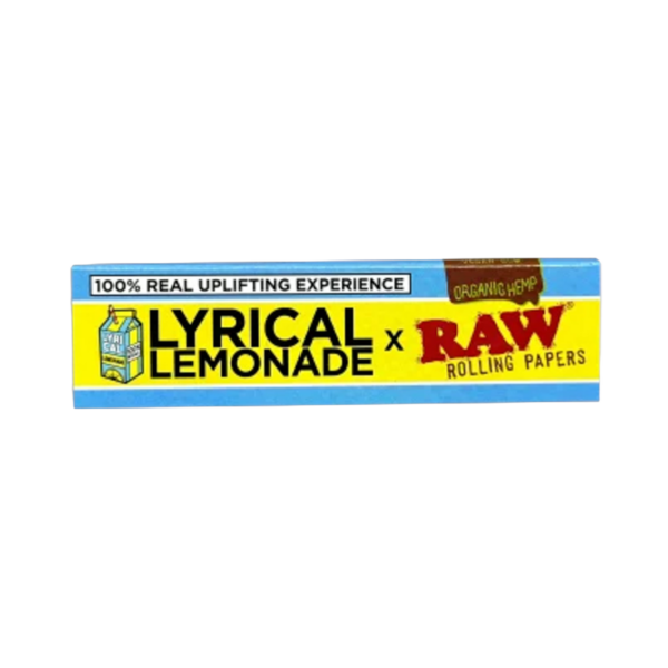 RAW x Lyrical Terpene Enhanced Organic Hemp Rolling Papers – Lemonade