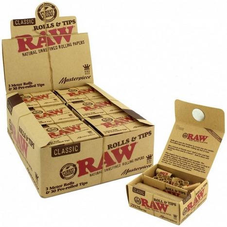 RAW Masterpiece 3m role & 30 předbalených špiček - Obrázek 2