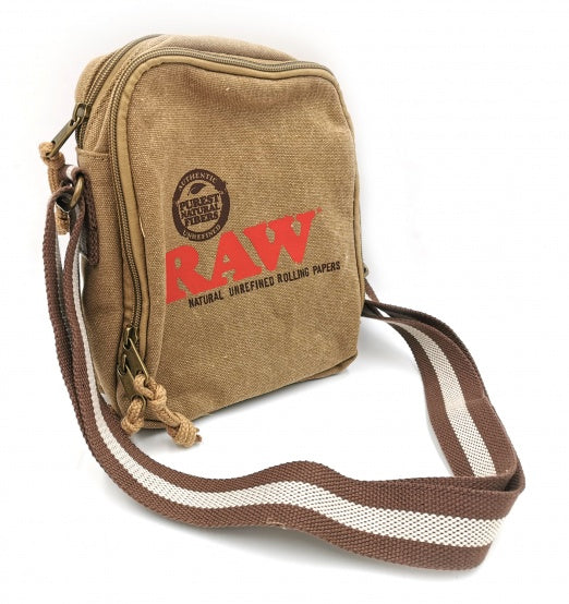 RAW Brown kuřácká ramenní taška