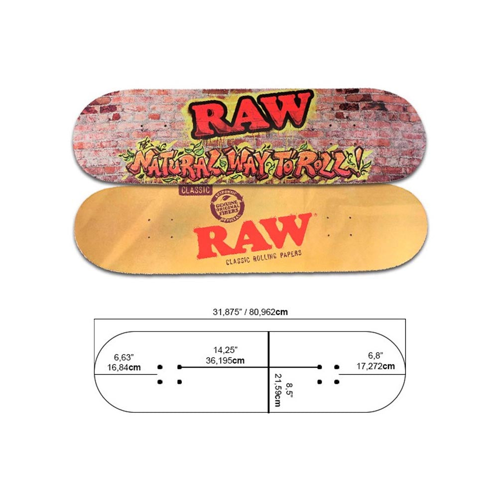 RAW Skateboard Deck - Obrázek 8