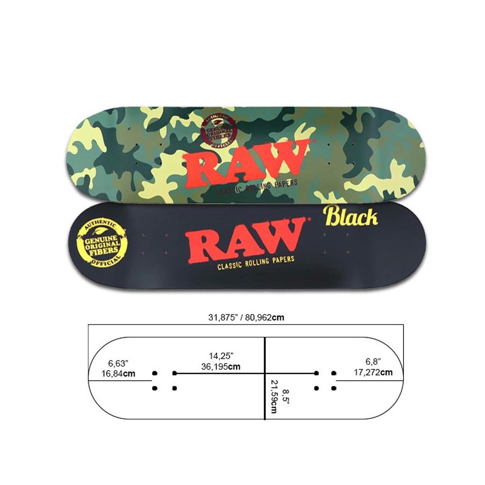 RAW Skateboard Deck - Obrázek 6