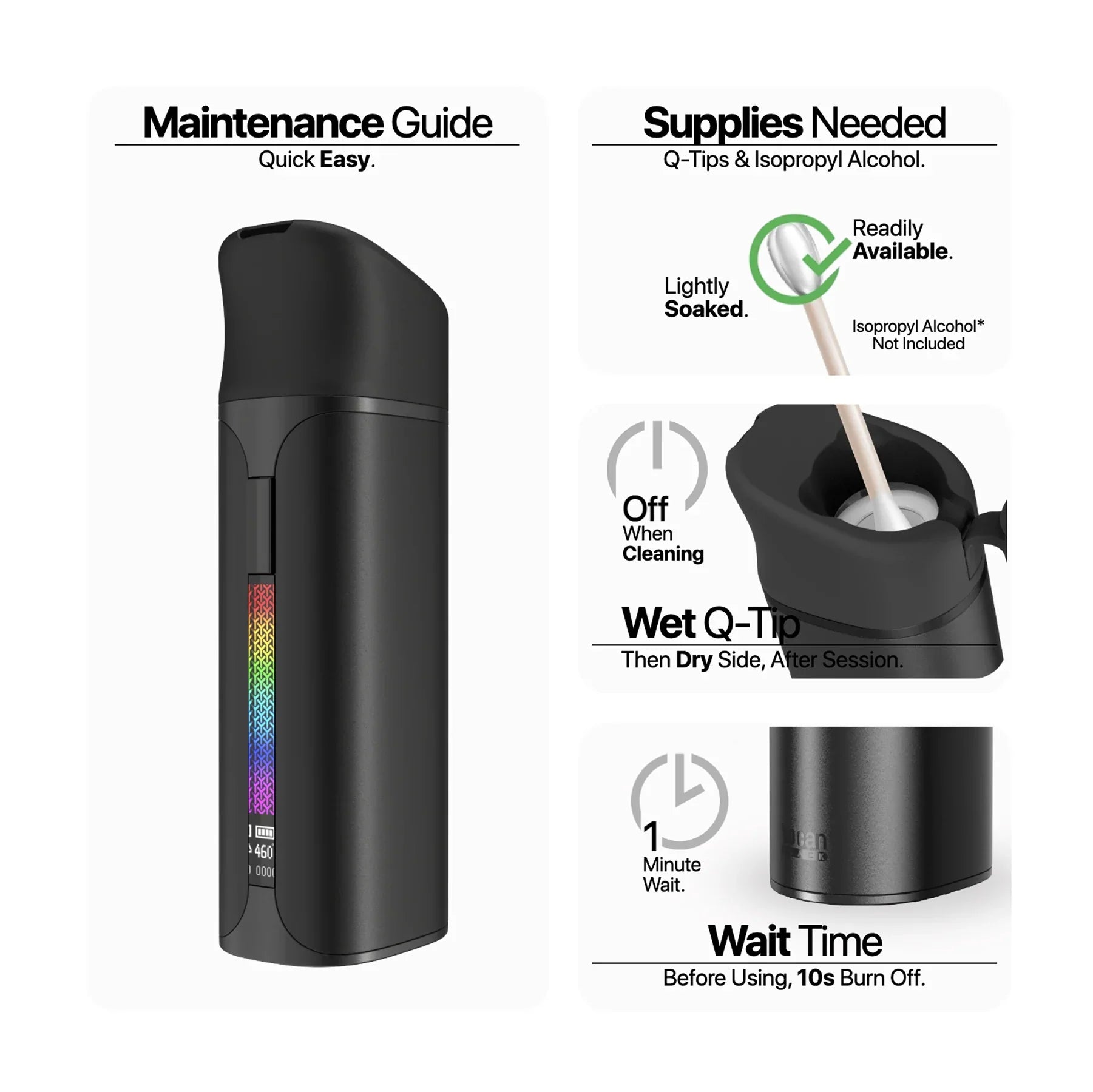 Yocan Black Pocket Concentrate Vaporizer - Obrázek 2