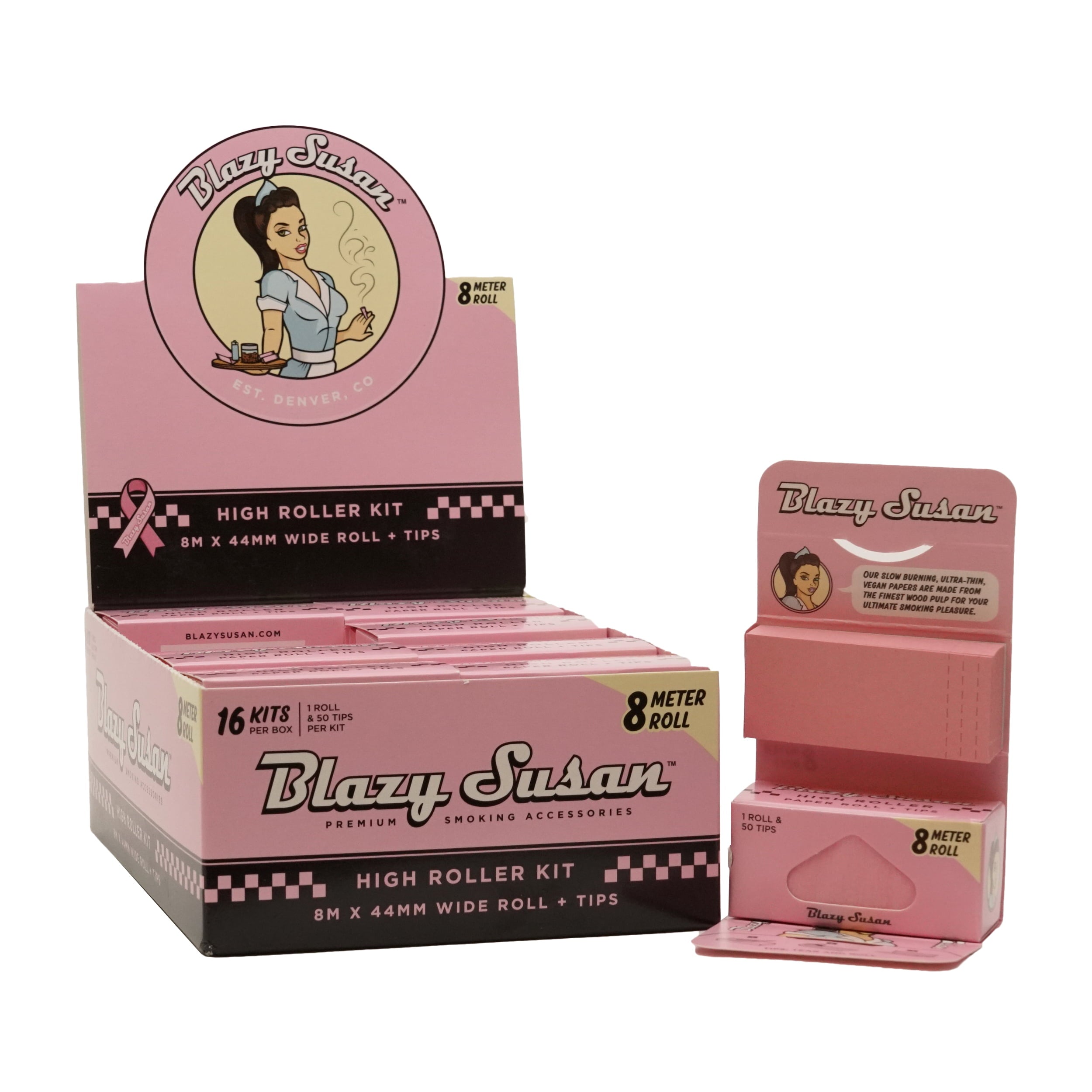 Blazy Susan Pink High Roller Kit (8m Role & Špičky) - Obrázek 2