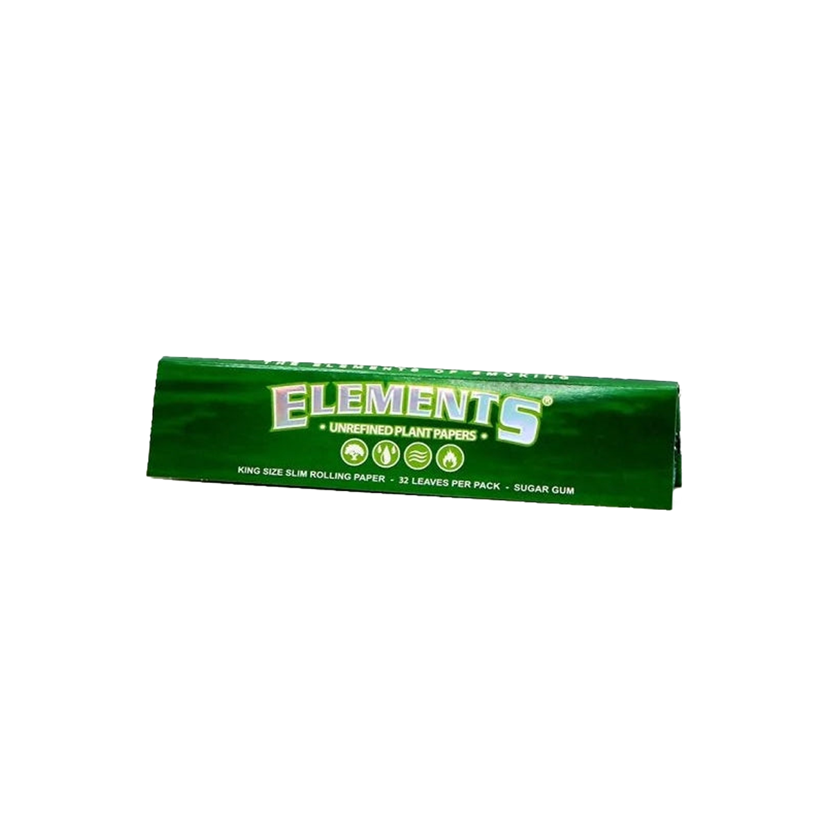 Elements King Size Slim Unrefined Plant Rolling Papers