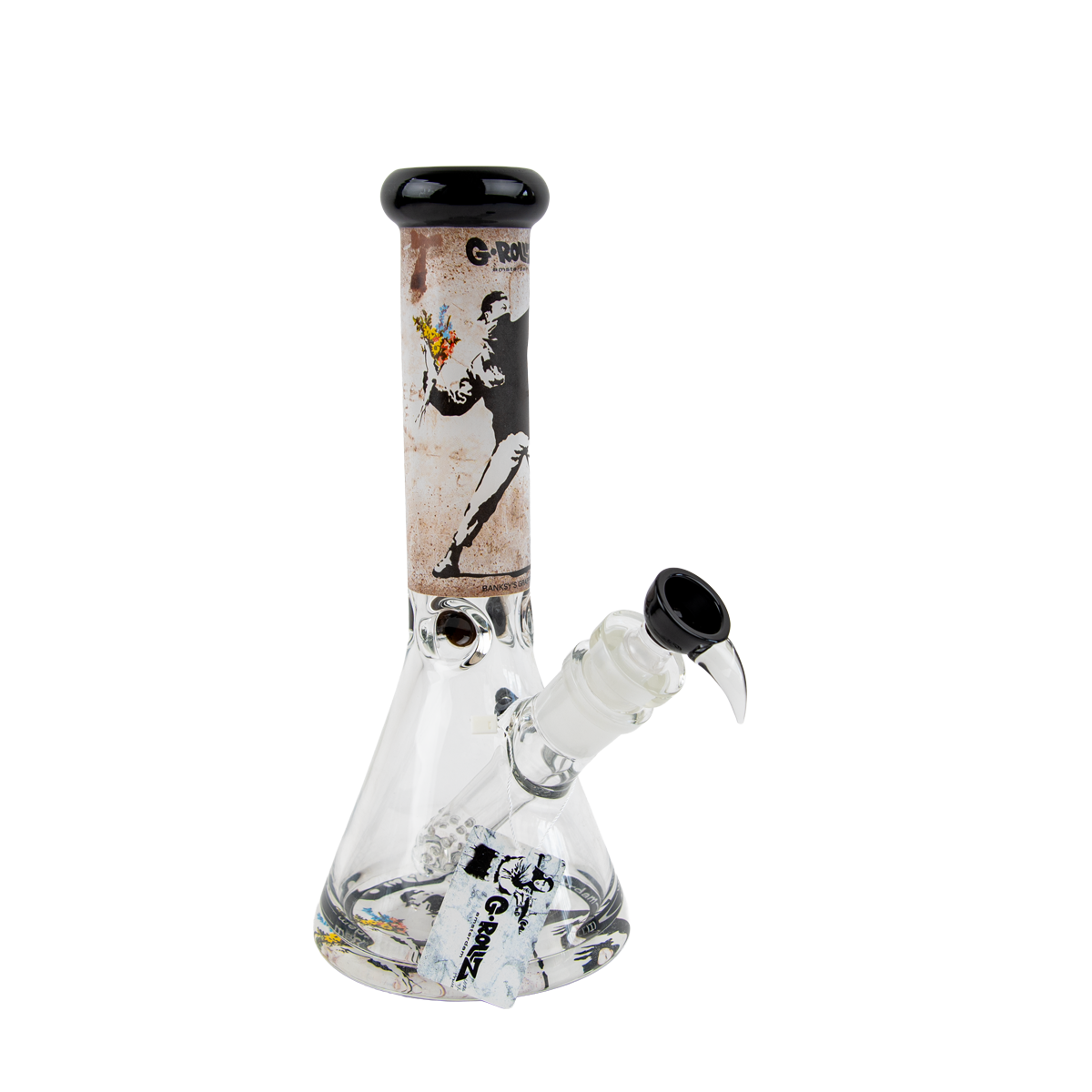 G-Rollz Banksy Glass Bong - Obrázek 8