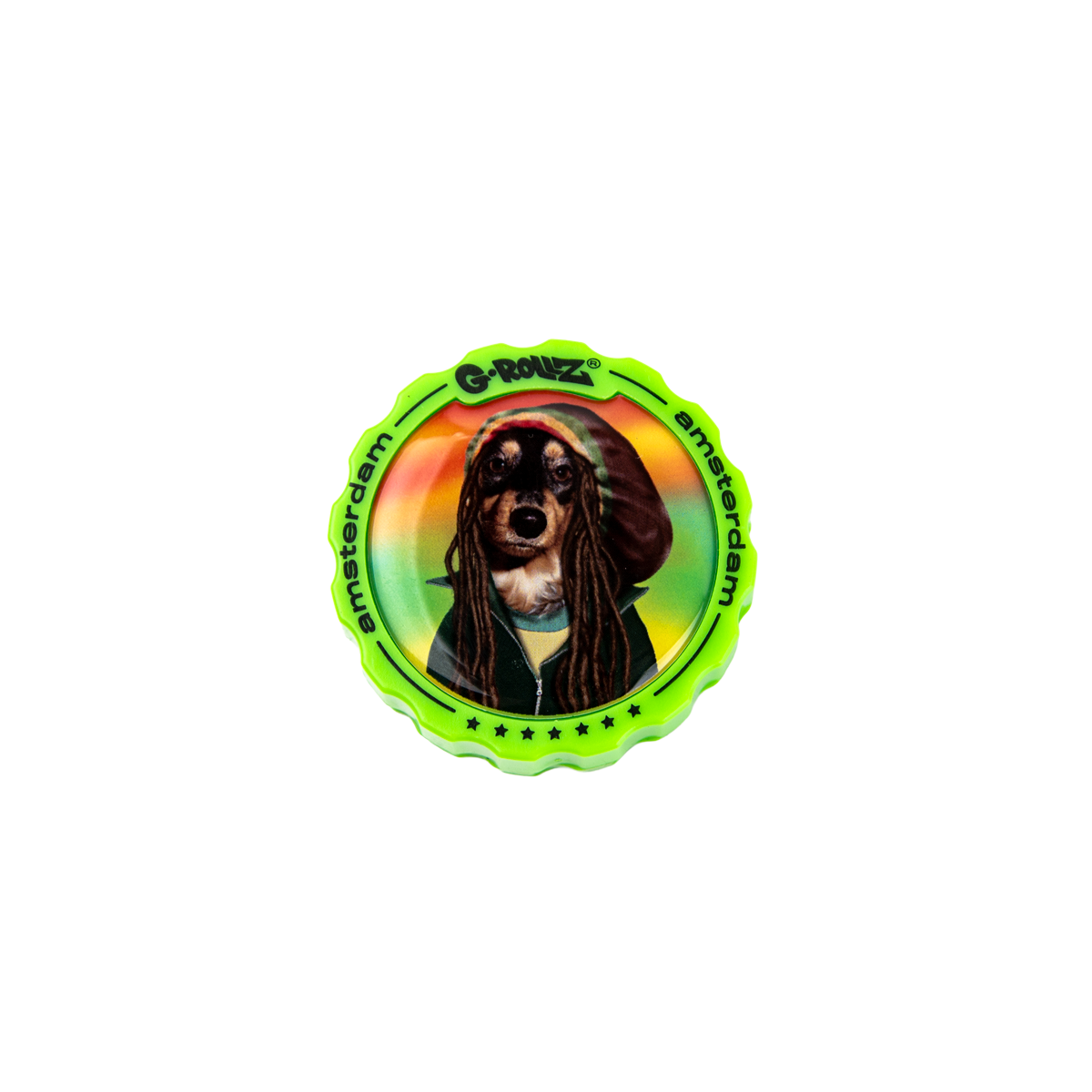 G-Rollz Rasta Dog 3dílné mlýnky - Obrázek 2