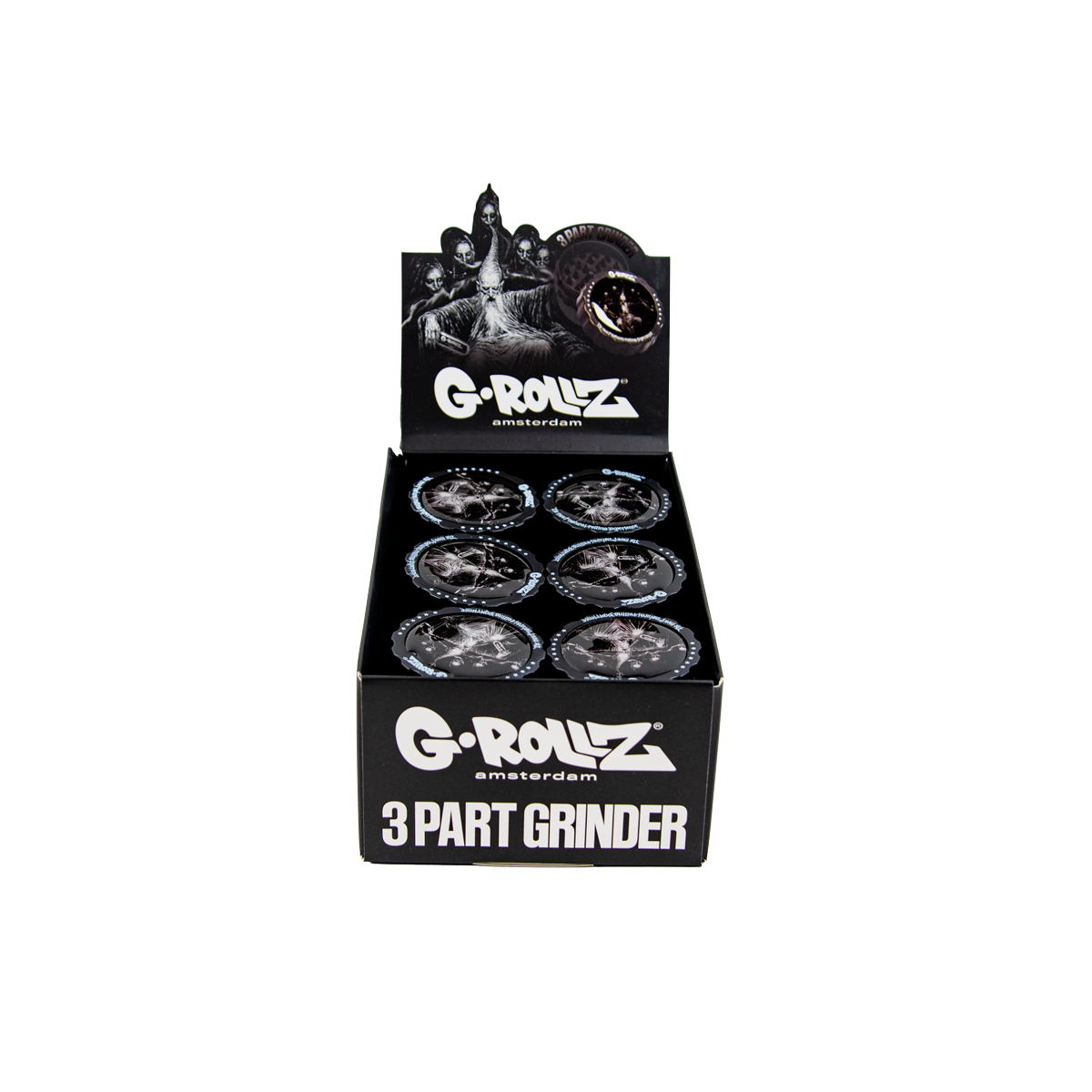 G-Rollz Dark Matter 3dílný mlýnek - Obrázek 3