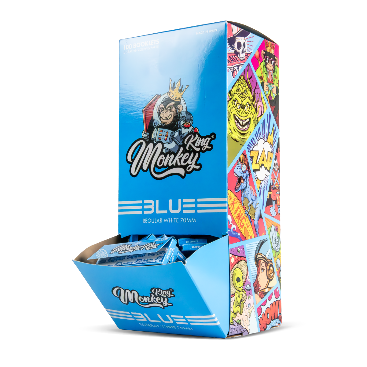 Monkey King Regular Rolling Papers: Modrá - Obrázek 4