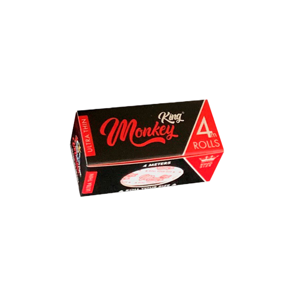 Monkey King King Size Ultra Thin 4m Rolls – Bílá (24 balení) - Obrázek 2