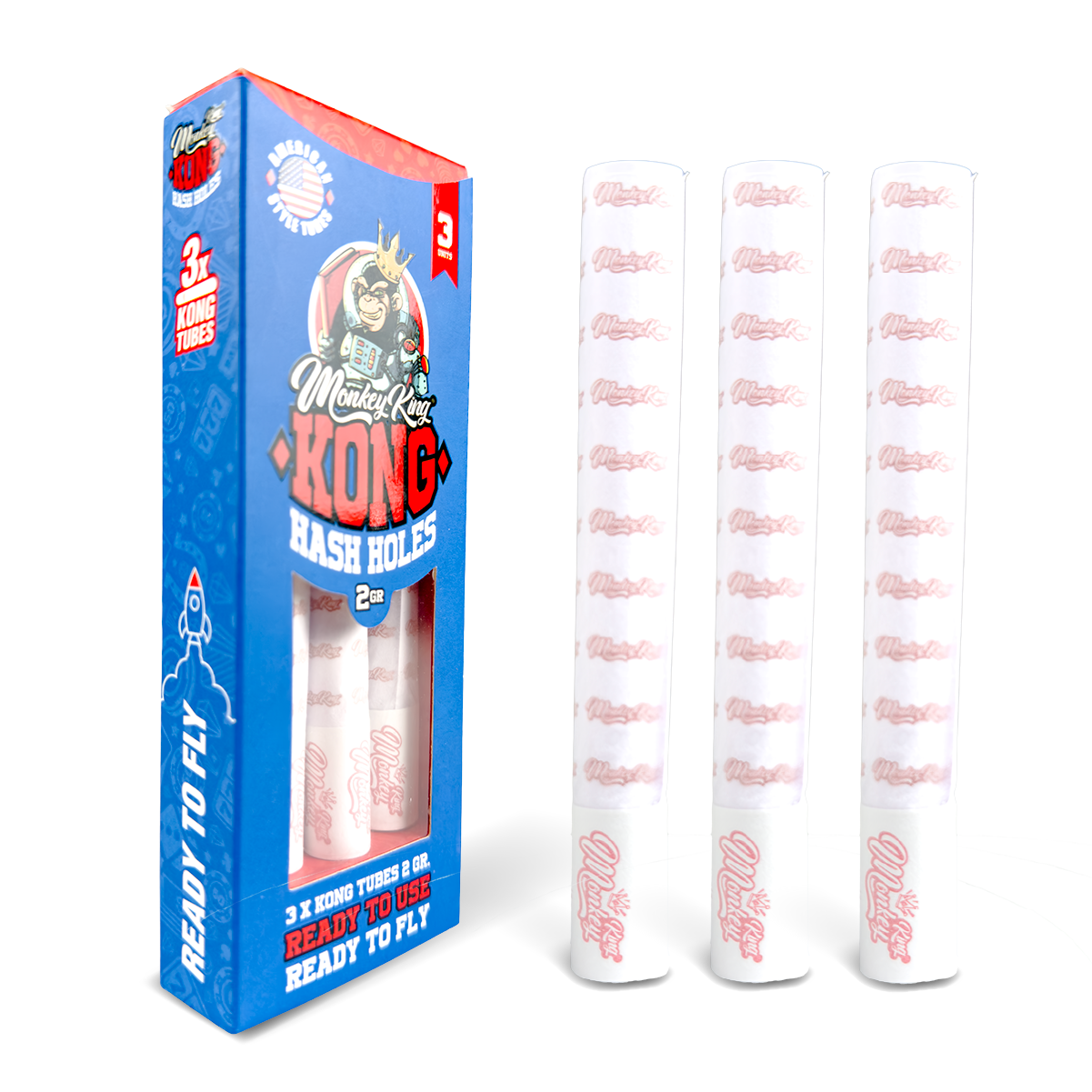Monkey King Kong Tubes: Hash Holes – 3 Tubes - Obrázek 3