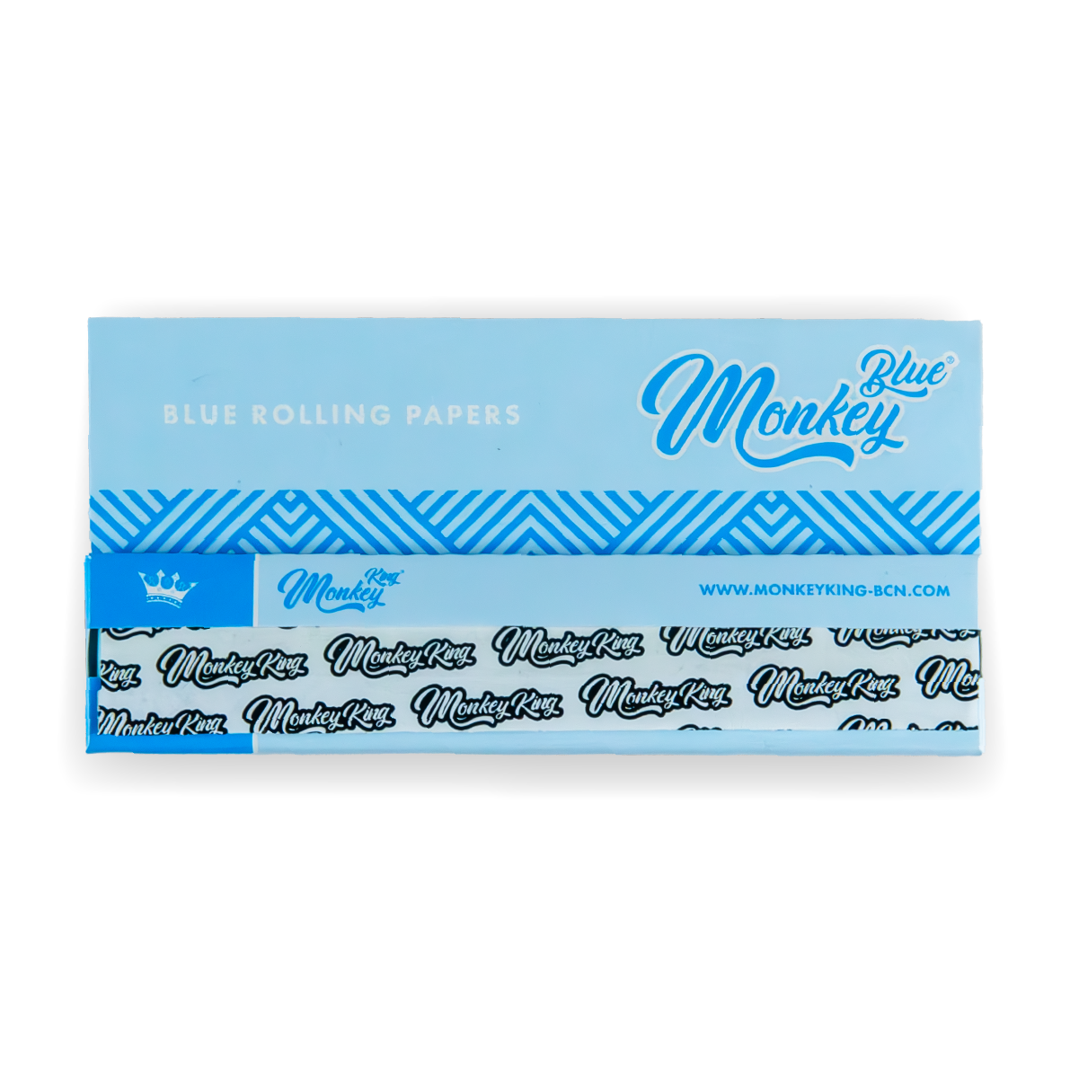 Monkey King Rolling Papers: Modrá – King Size - Obrázek 2