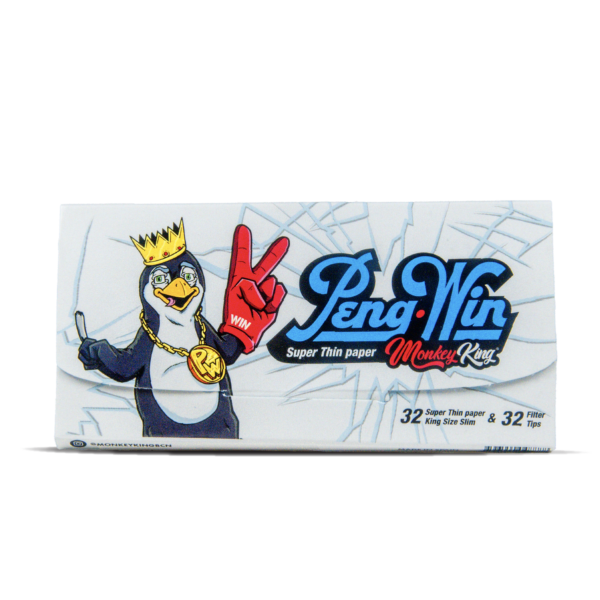 Monkey King Rolling Papers & Tips: Peng-Win Ed. – King Size