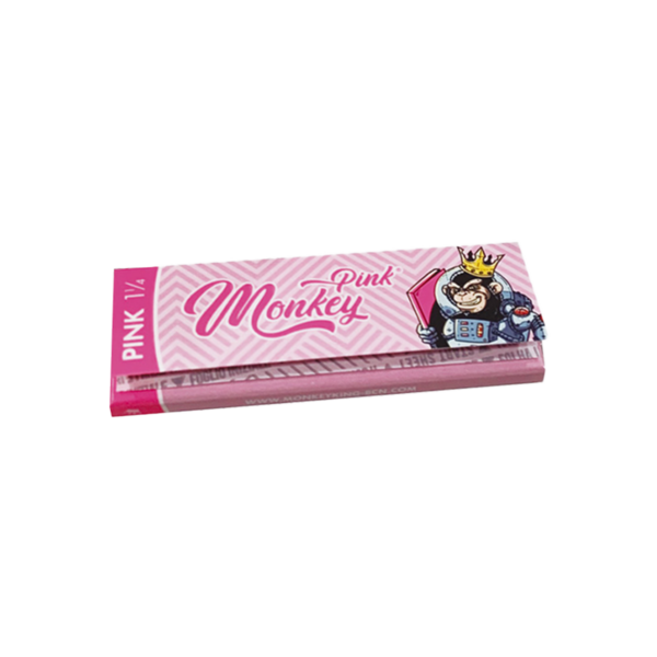 Monkey King Rolling Papers: Růžová – Střední 1¼